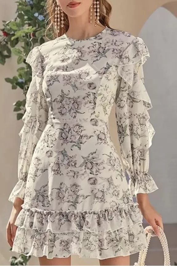Floral Mini Day Dress