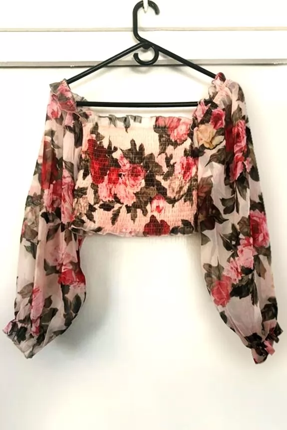 The Floral Smoking Top