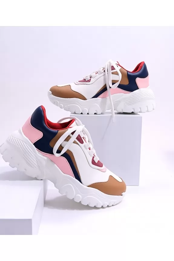 Consecutive color block trails chunky sneaker