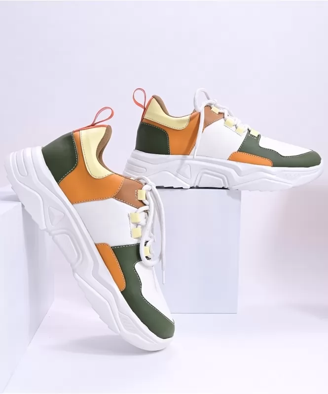 Urban colour block chunky sneaker