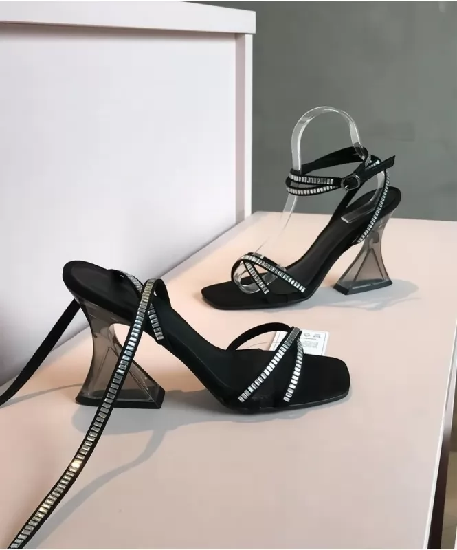 Street style store high heels 2025