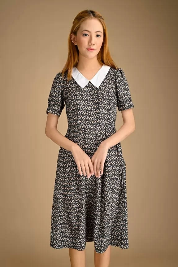 Korean Style Printed Dress