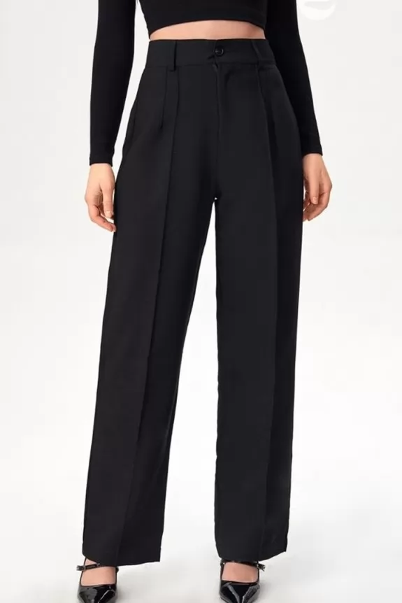 Black Flared Formal pants, Street Style Store