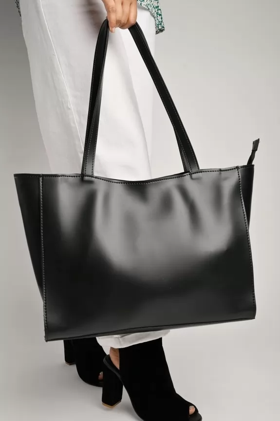 Basic black tote bag Street Style Store SSS