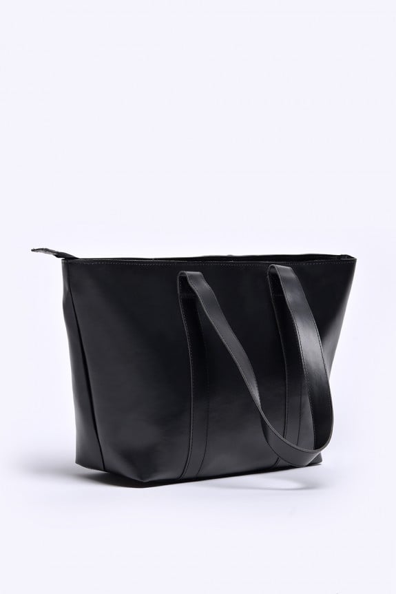 Classy black tote bag