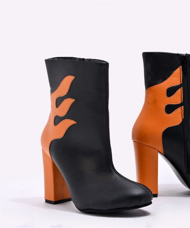 The orange fire stroke boots