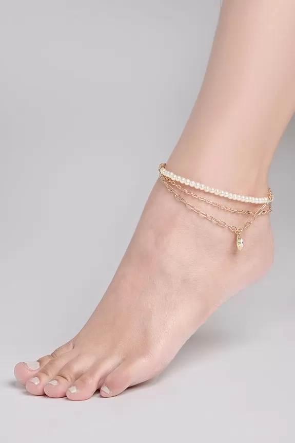 Pearl Layer Anklet