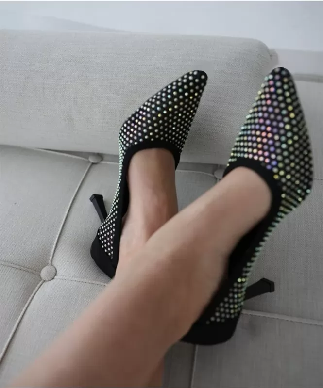 The rhinestone bling heels 