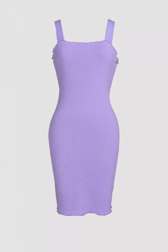 Lavender Strappy Bodycon Dress