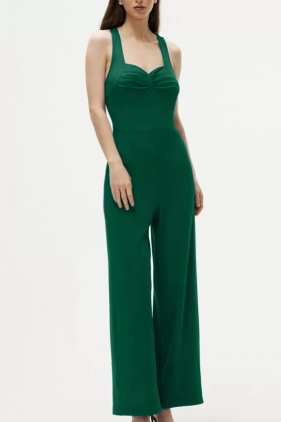  Green V Wire Core Jumpsuit