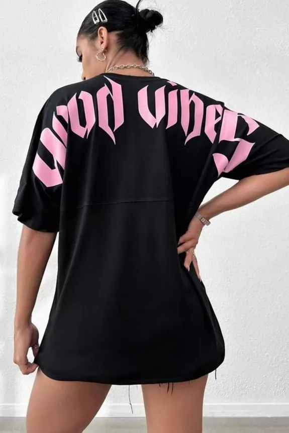 Graphic Printed Oversized Tee