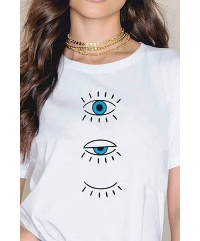 Evil Eye Printed Tshirt