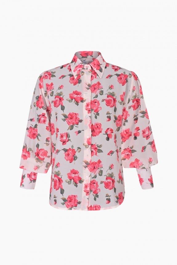 Rose Print Full Sleeves Shirt