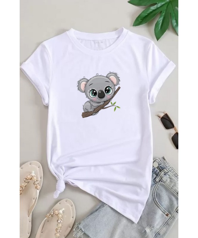 White Koala Emoji T-shirt