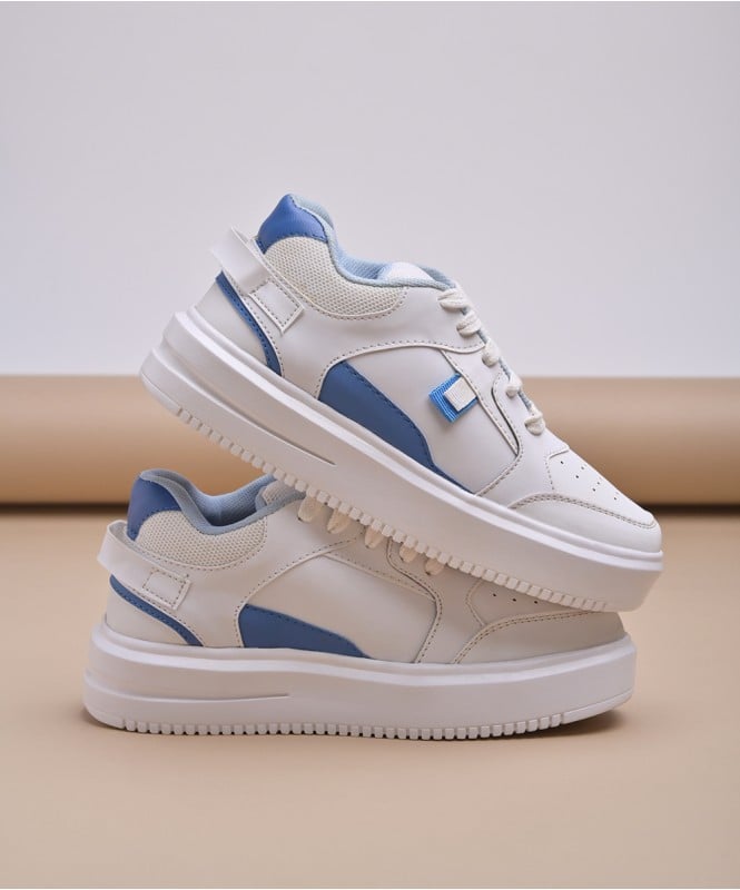 Blue & white cool sneakers