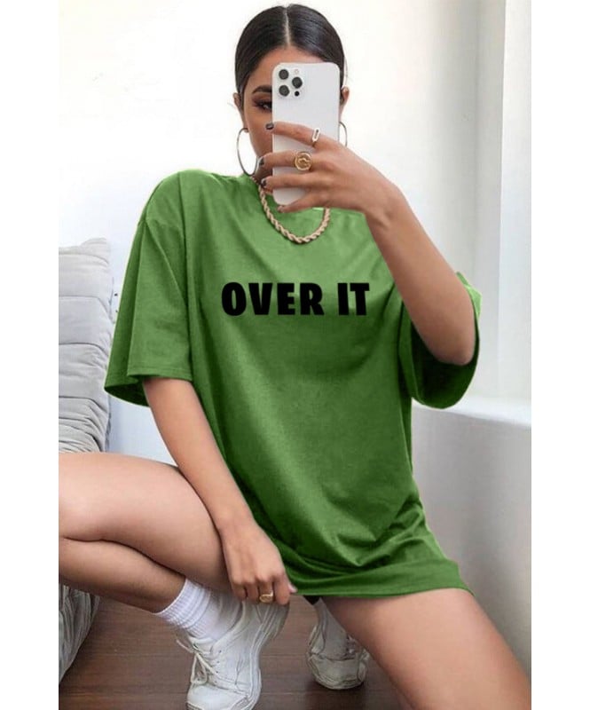 Olive Green Oversized Tee