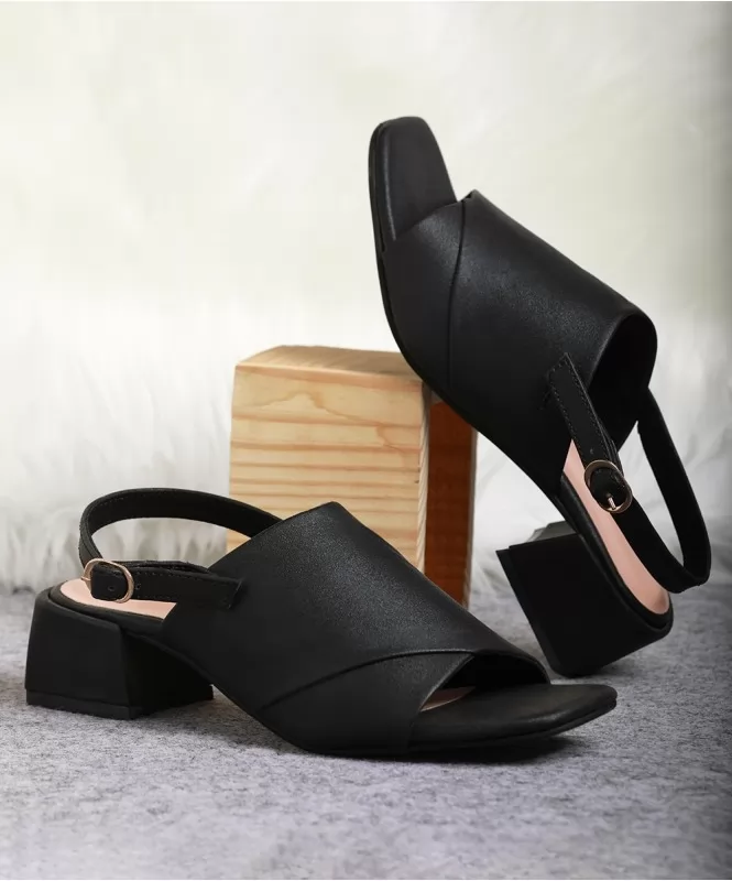 Noir Nightshine black heels