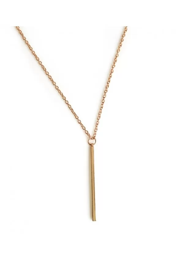 Vertical pendant necklace on sale