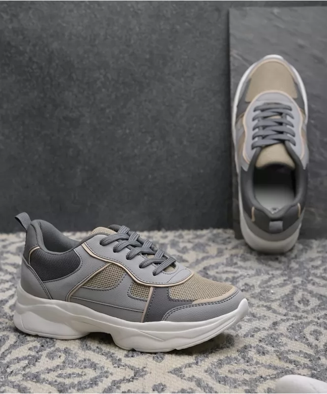 Grey matter chunky sneakers Street Style Store SSS