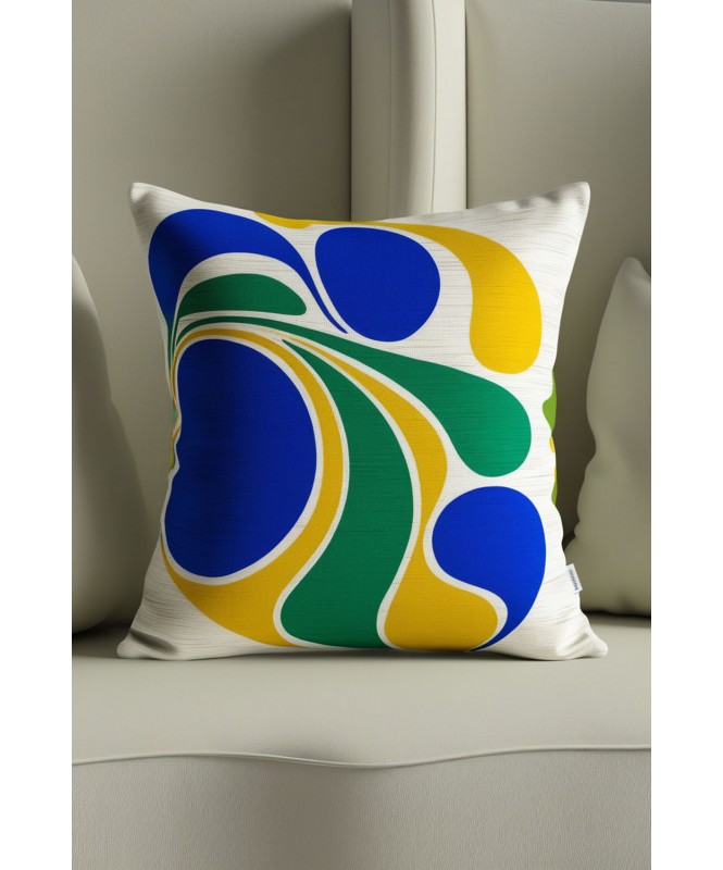 Set of 2:- Matisse inspired Bright Printed Cushion Covers