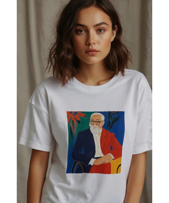 Matisse Inspired Art Frame Printed tee