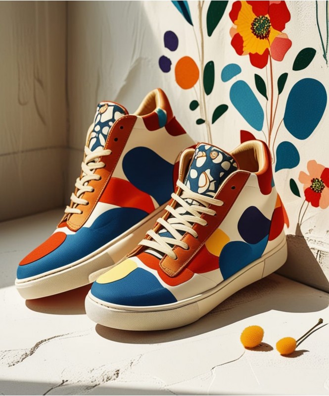 Matisse Inspired Color Block Printed Sneaker