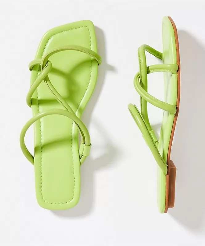 Neon Flat Sandals