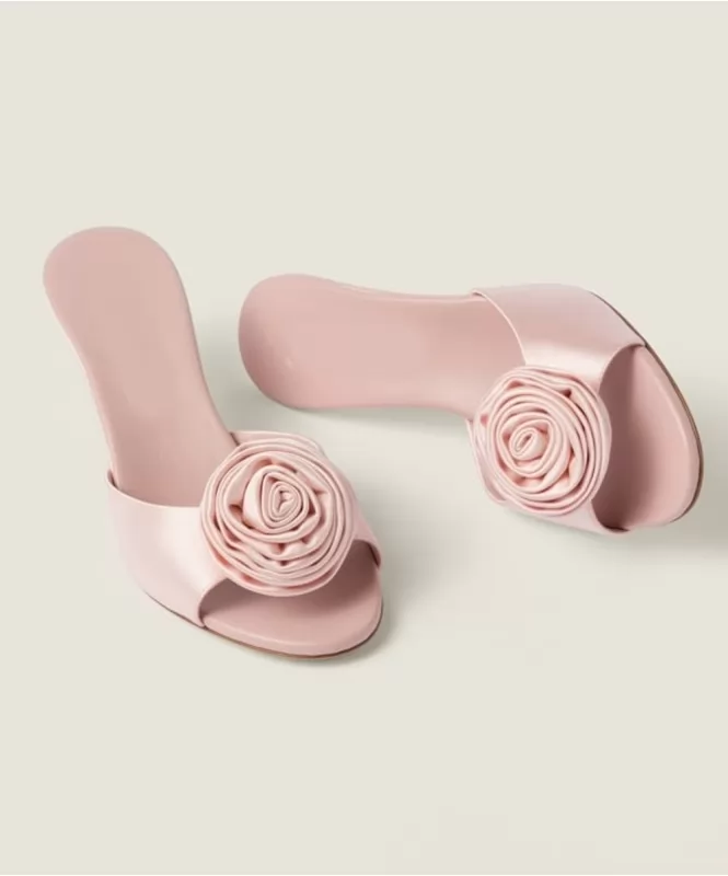 Powder Pink Rose Heels 