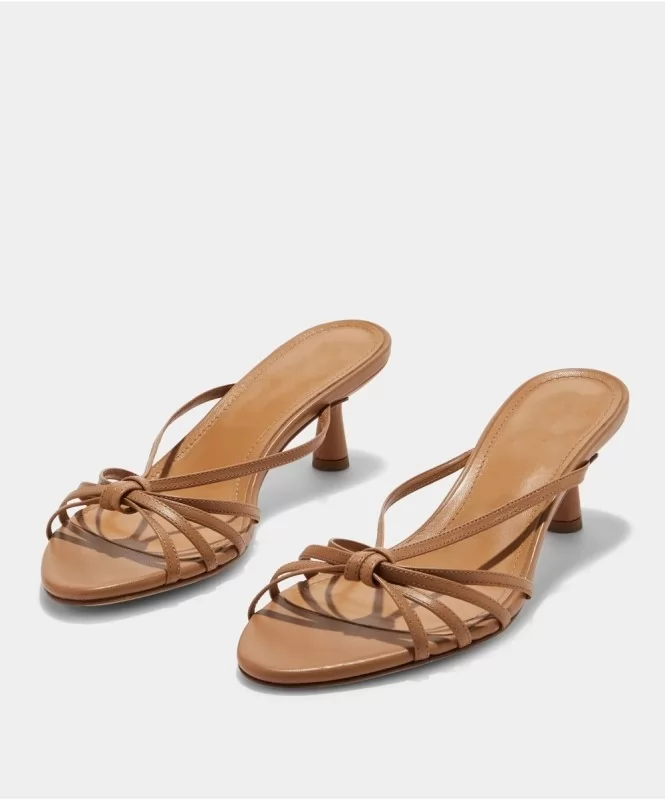 Tan Brown Strappy Heels