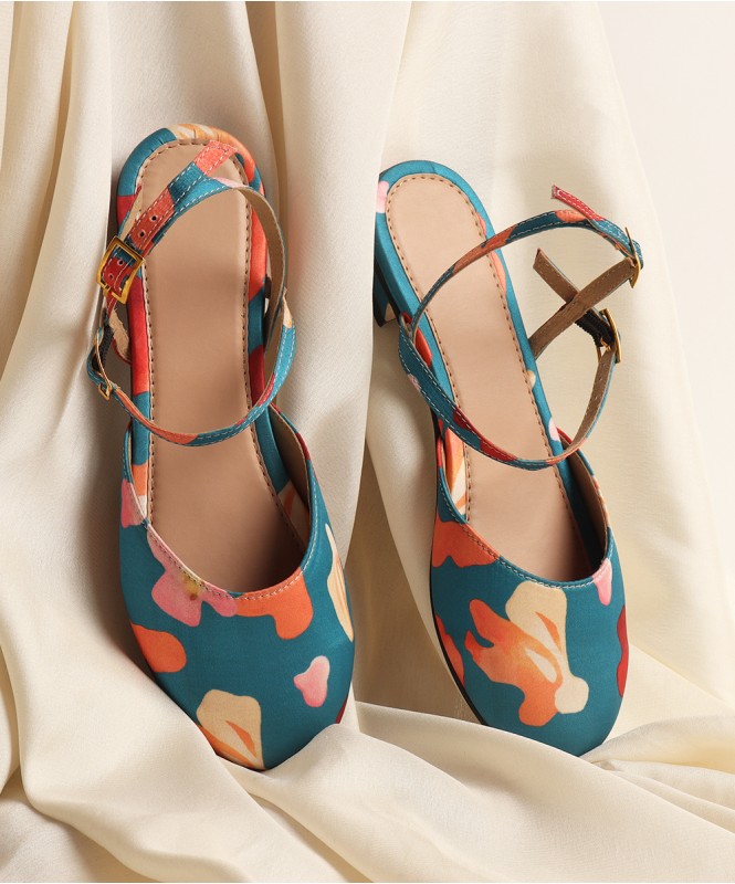 Matisse Inspired Abstract Printed Flats