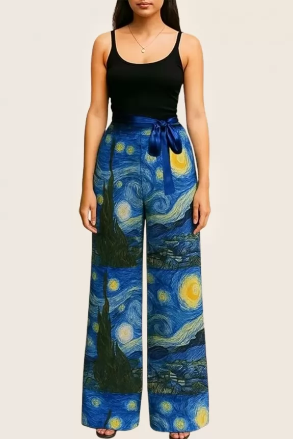 Set of 2: Eclipse Flow Wide-Leg Co-Ord Set